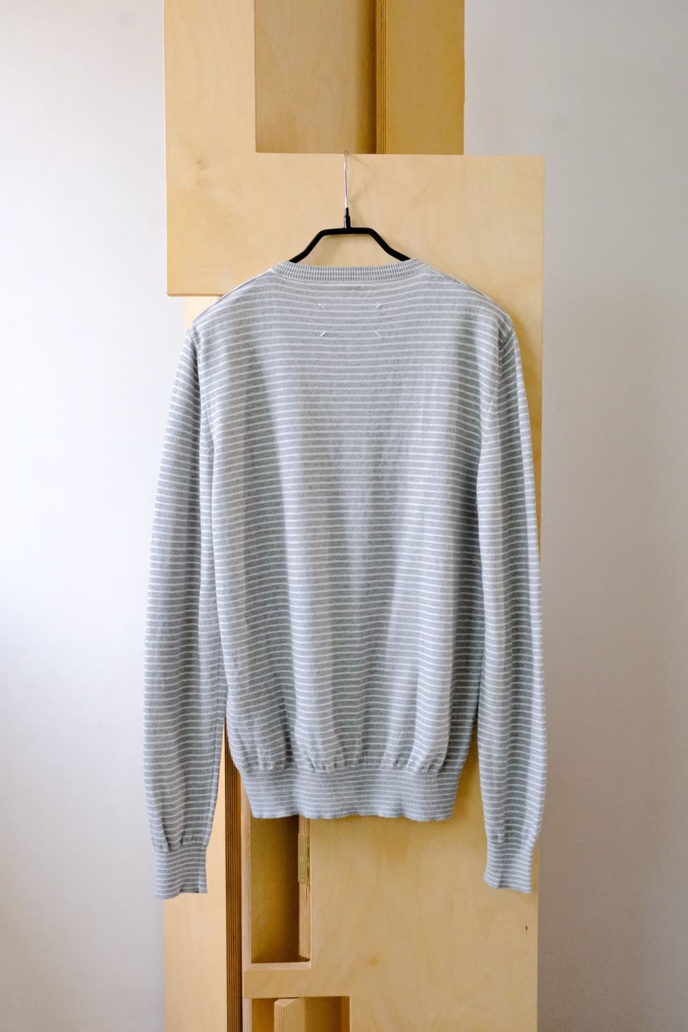 마르지엘라 브이넥 스트라이프 니트 S 상품이미지3