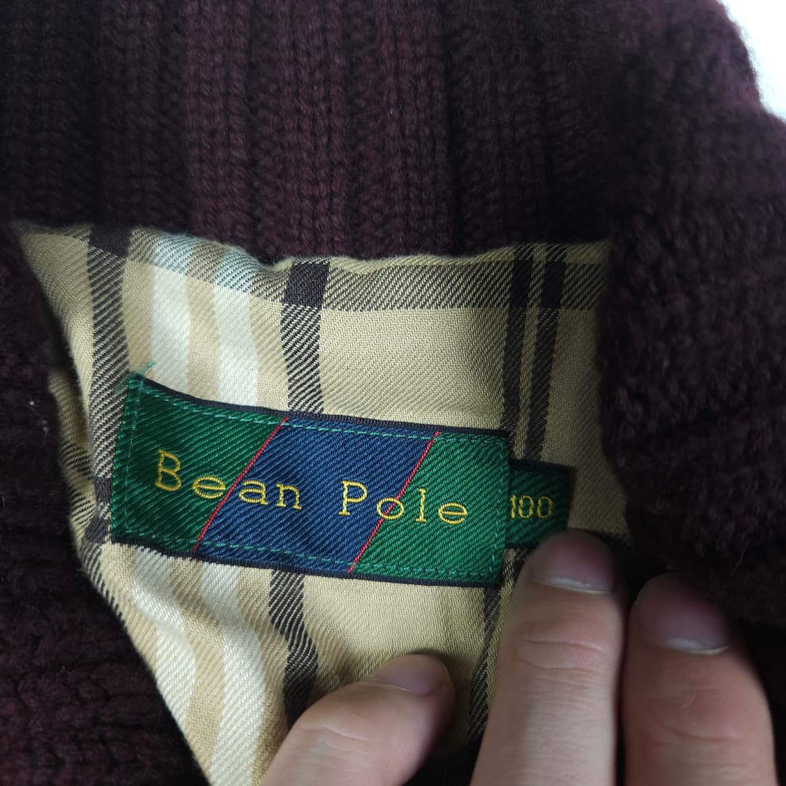 빈폴 오버핏 니트 집업  상품이미지4