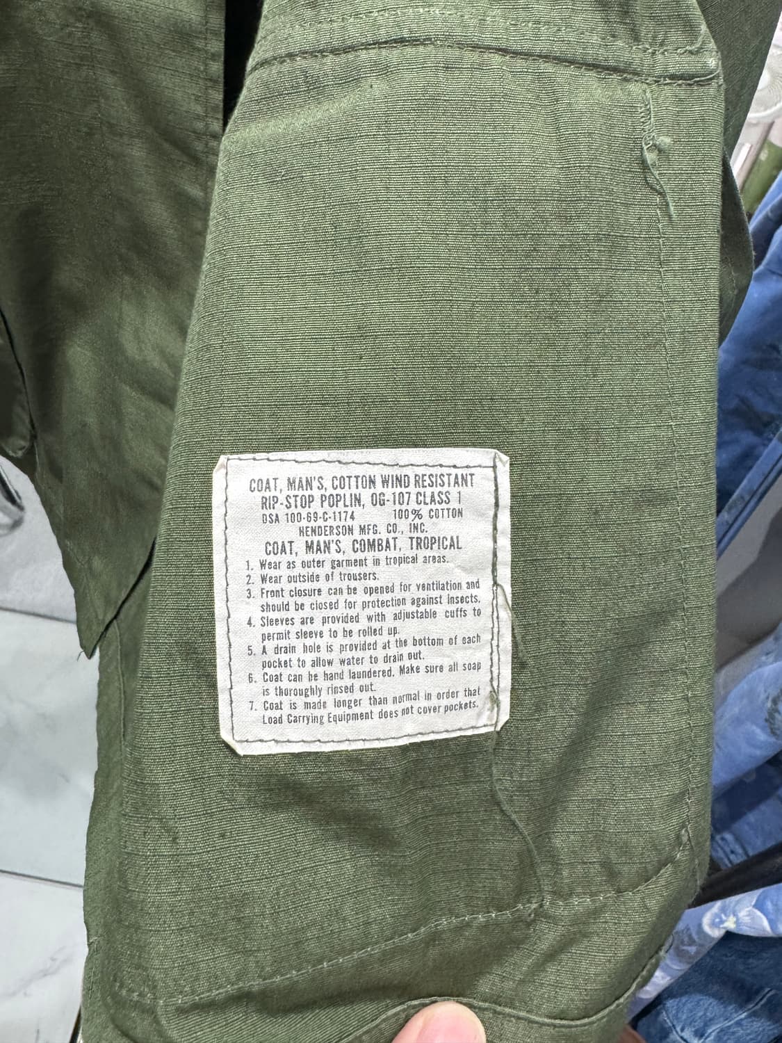 [데드스탁] US Army 4세대 정글퍼티그 자켓 (L-R) 상품이미지5