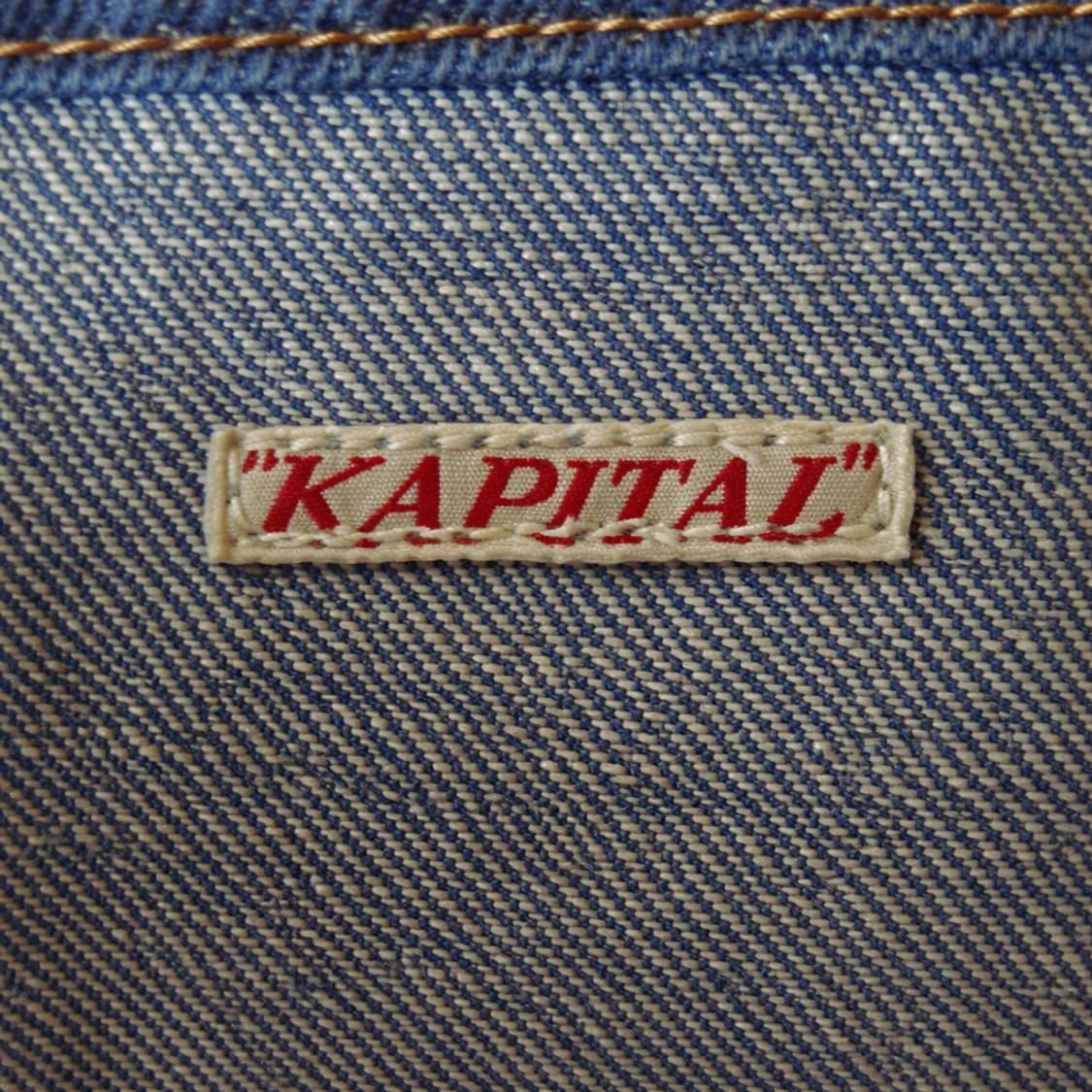 캐피탈 빈티지 데님 토트백 상품이미지3