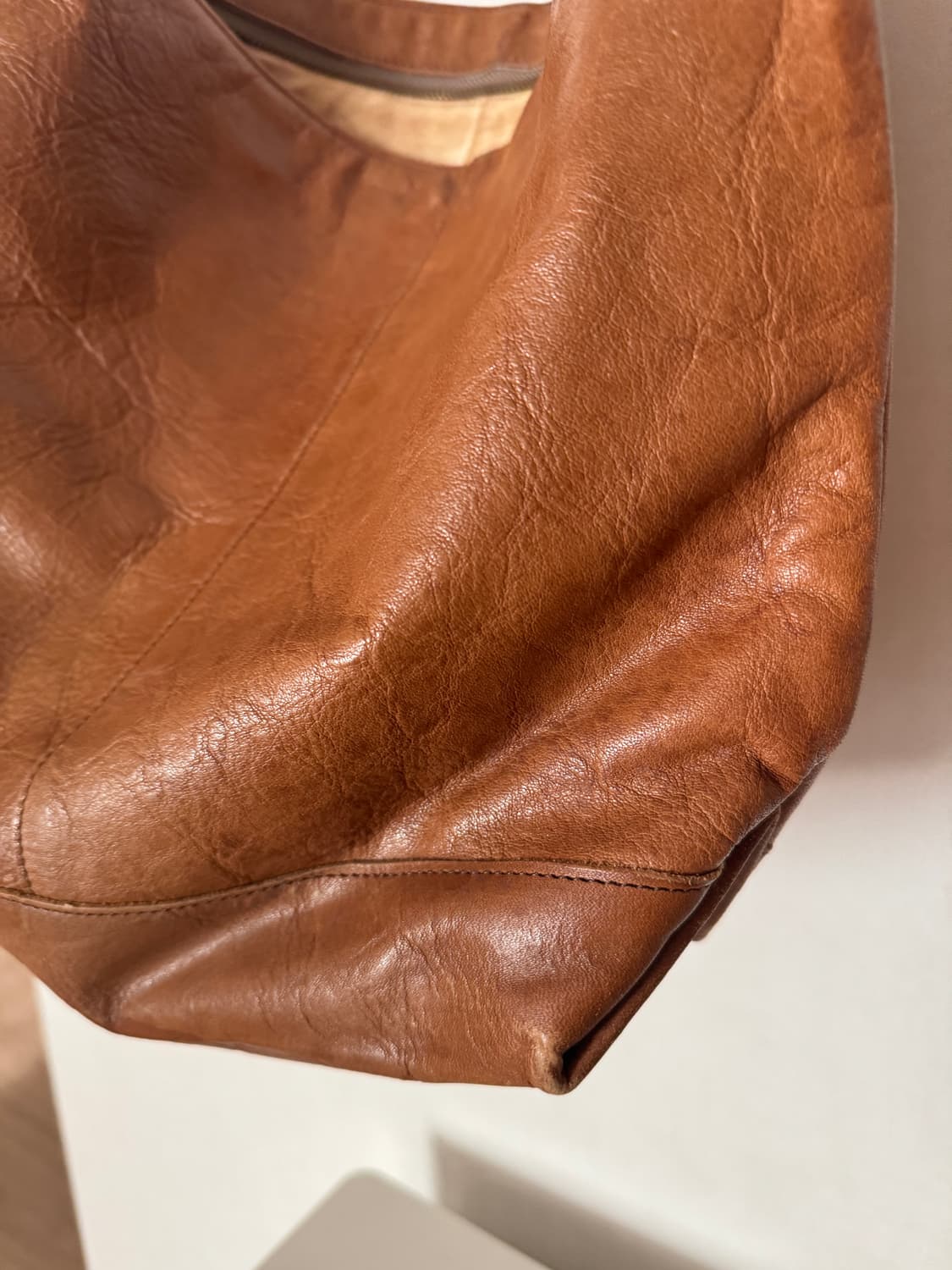 빈티지 가죽 호보백 숄더백 크로스백 상품이미지4