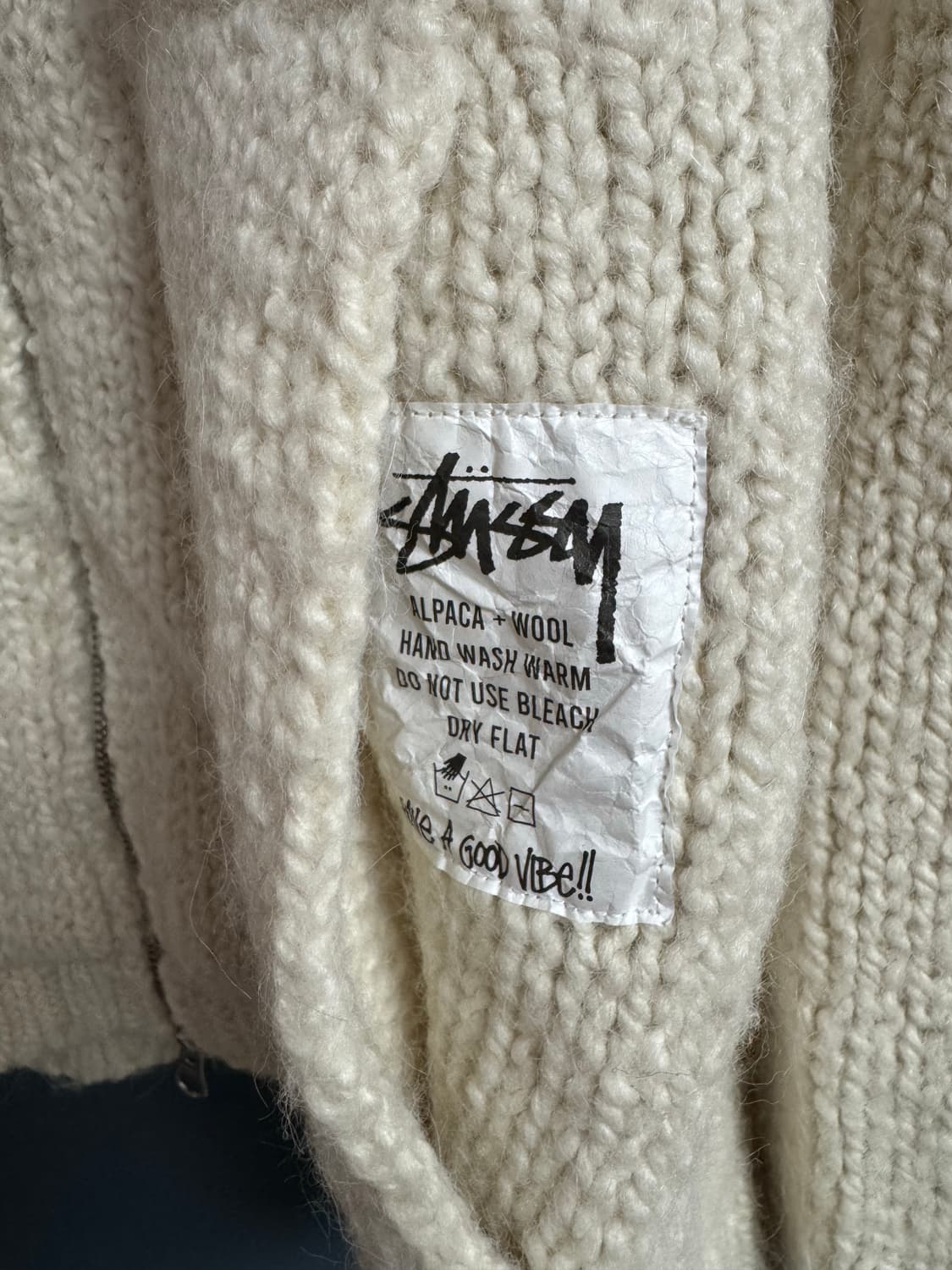 Stussy Chunky Knit Zip Hoodie 상품이미지5