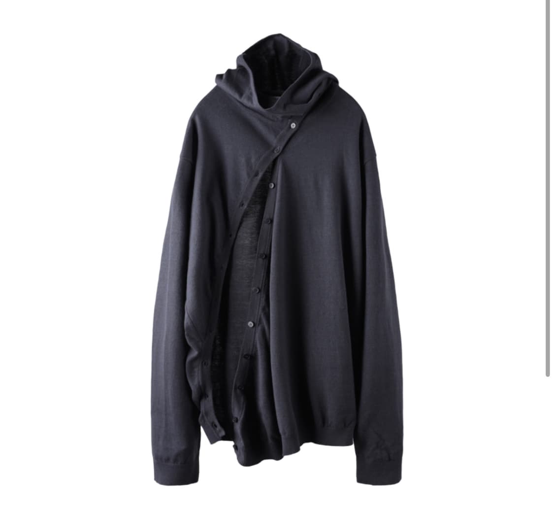 포스트아카이브팩션 니트 후드 m사이즈 상품이미지1