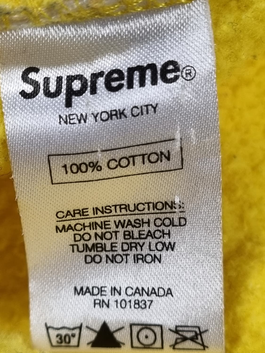 슈프림 맨투맨 반집업 아노락  상품이미지5