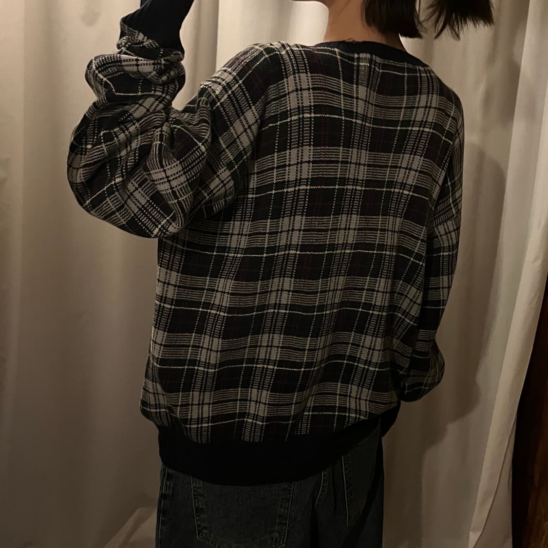 폴로 골프 체크 라운드니트 상품이미지3