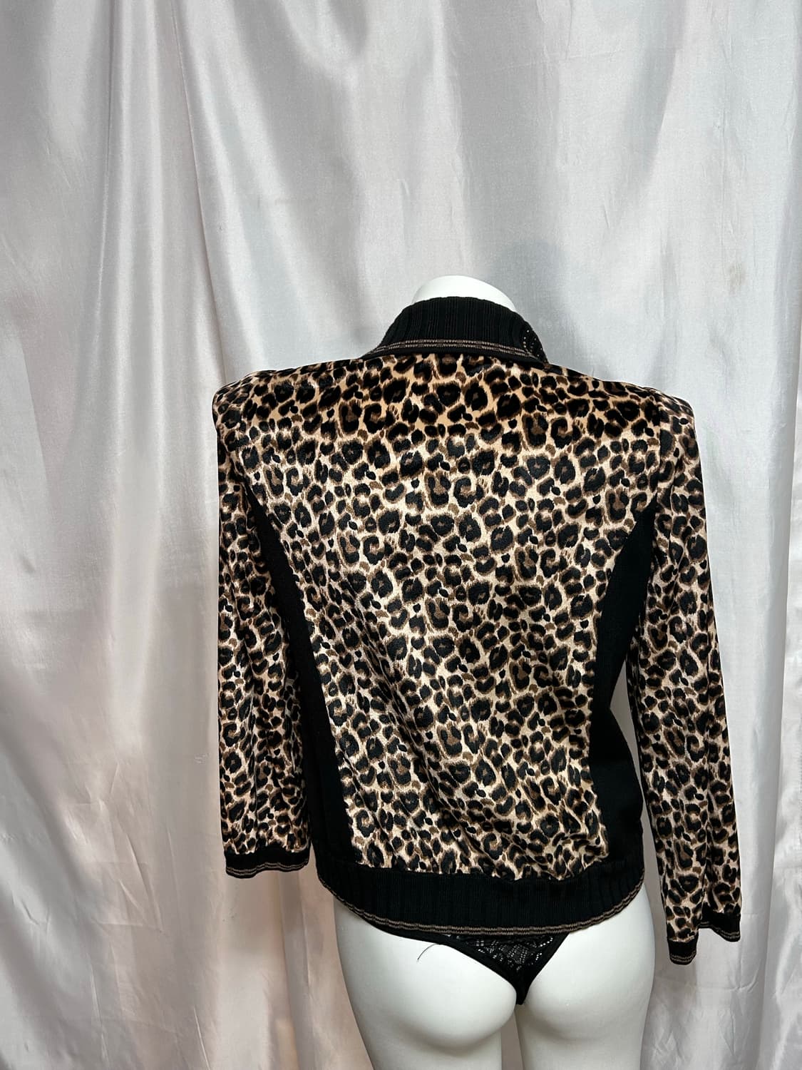 leopard gal punk cubic detailed zip-up 상품이미지6