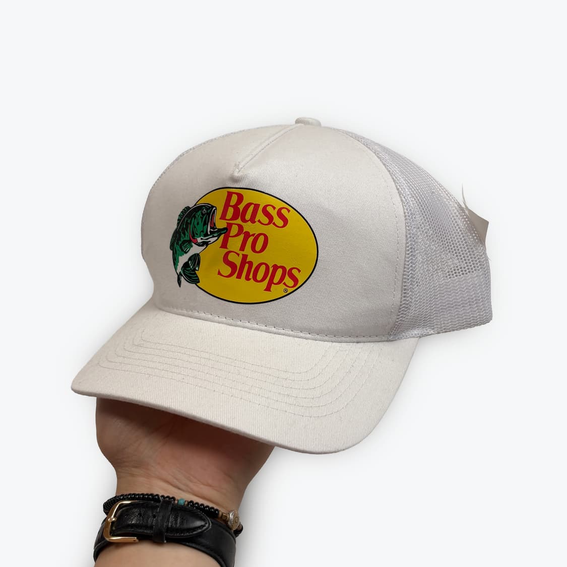 VINTAGE BASS PRO 트러커캡 화이트 상품이미지1