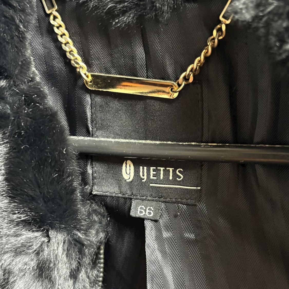 3684 양가죽 토끼털 블랙 퍼자켓 상품이미지6