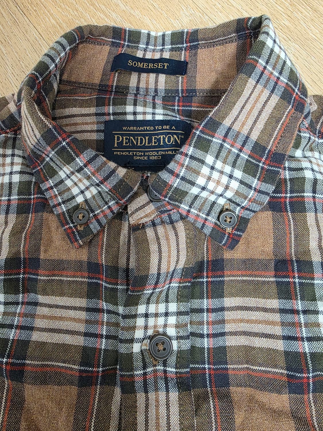 펜틀턴 체크 셔츠 상품이미지2