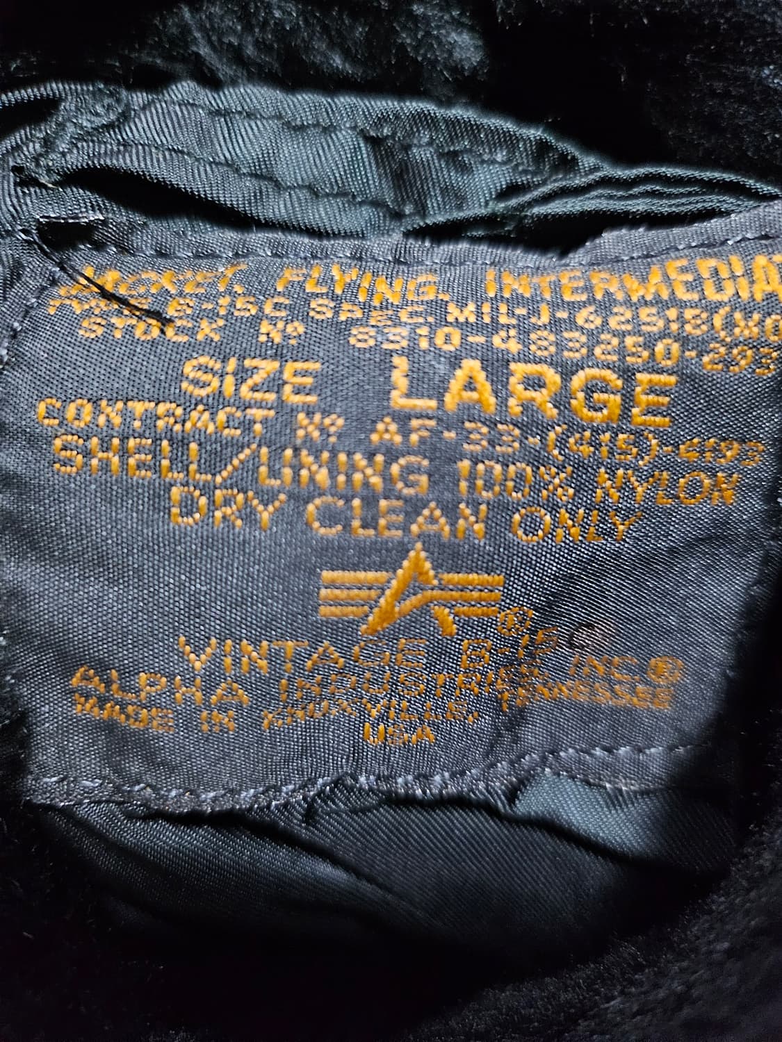 90s 알파사 VINTAGE B-15C 신품 L/R 상품이미지3