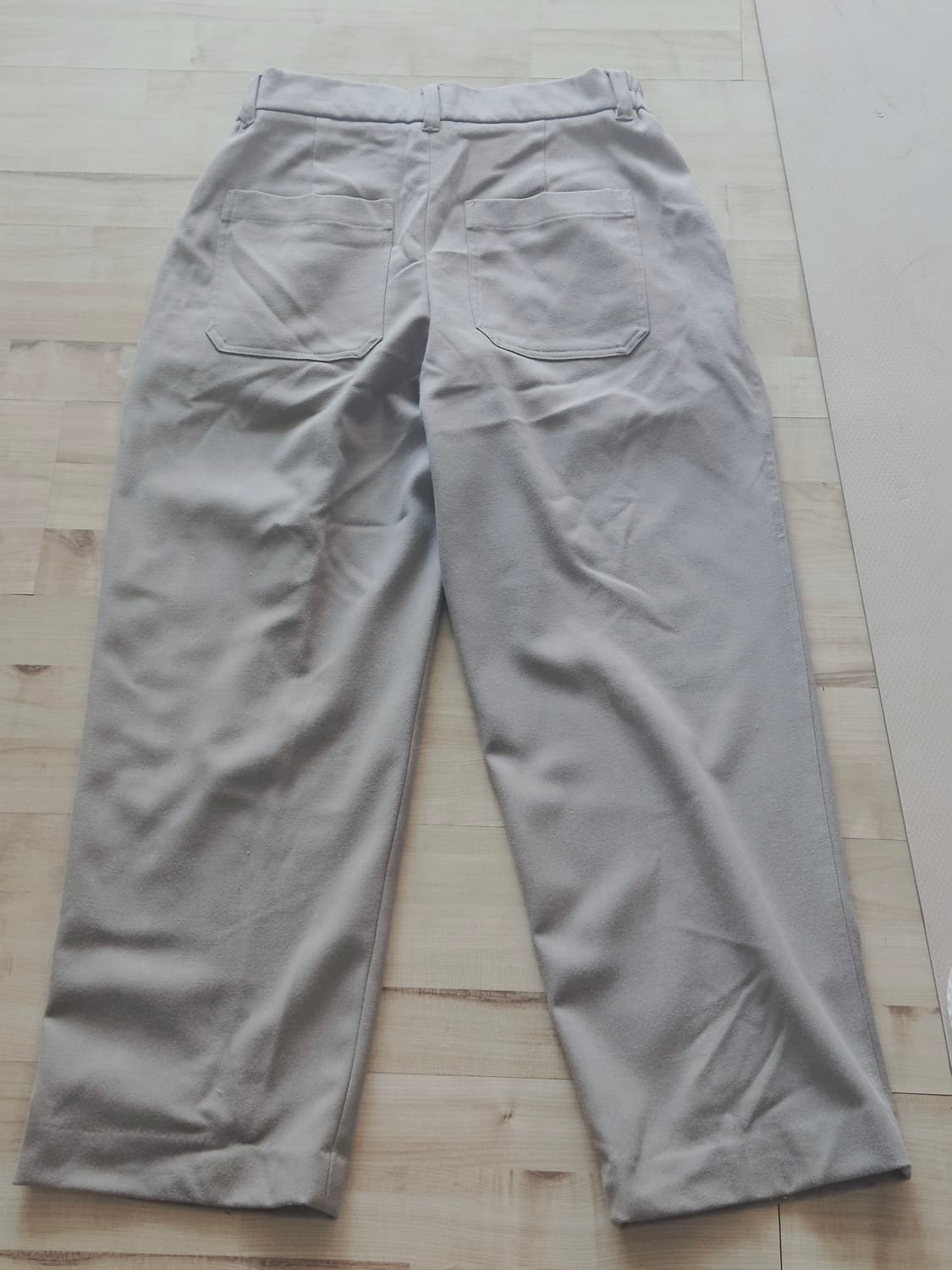 소프트 브러시드 와이드 팬츠 BEIGE 상품이미지2