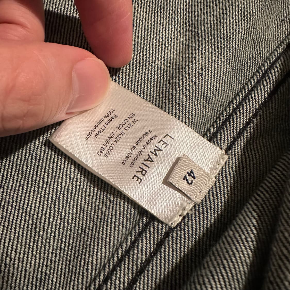 [42] 르메르 더블 브레스티드 자켓 데님 상품이미지6