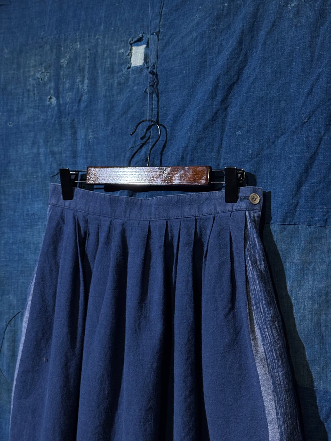 25inch ) ISSEY SPORT Indigo Flare Skirt 상품이미지3