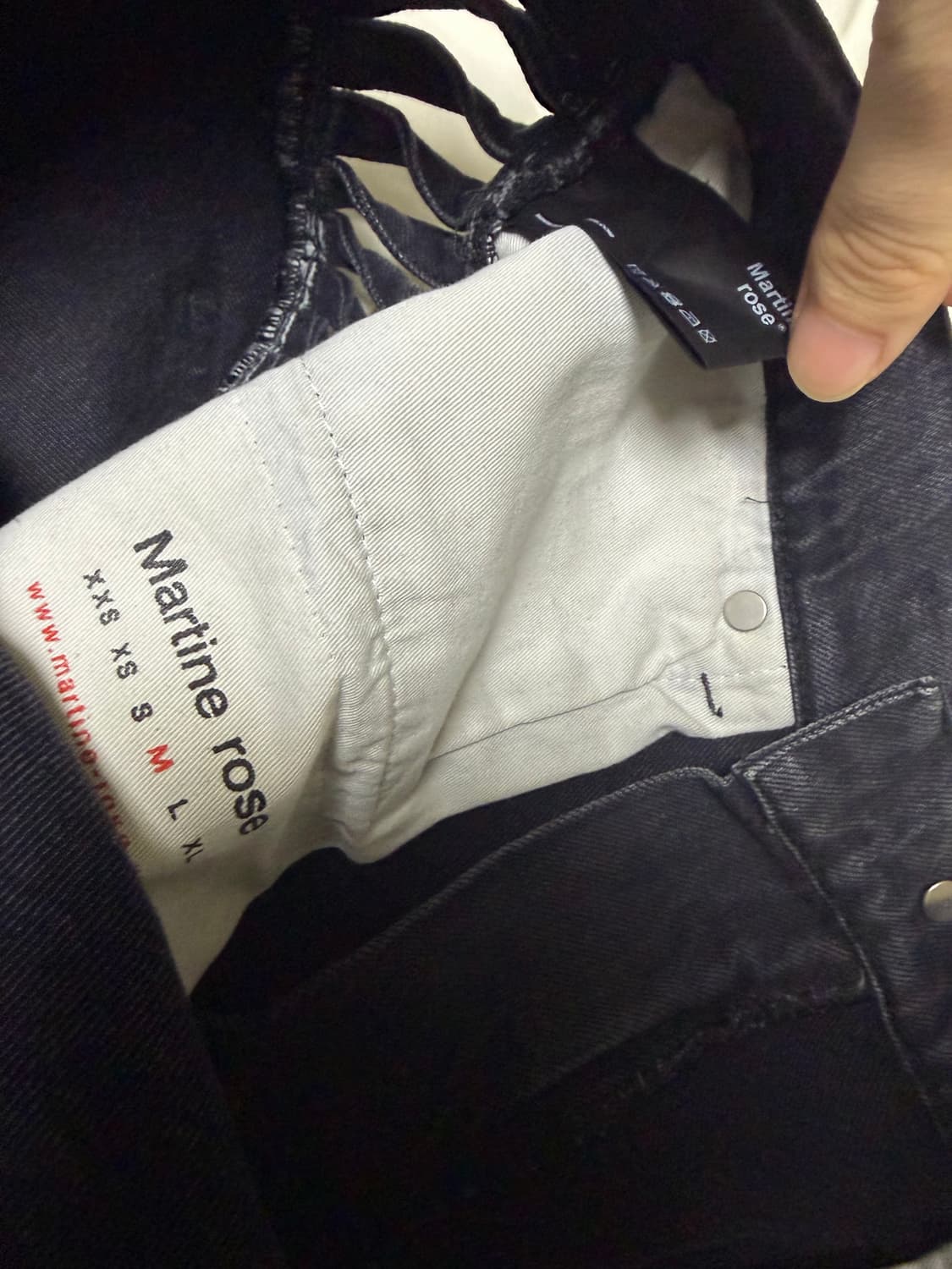 마틴로즈 트위스트 루프 진 m 상품이미지4