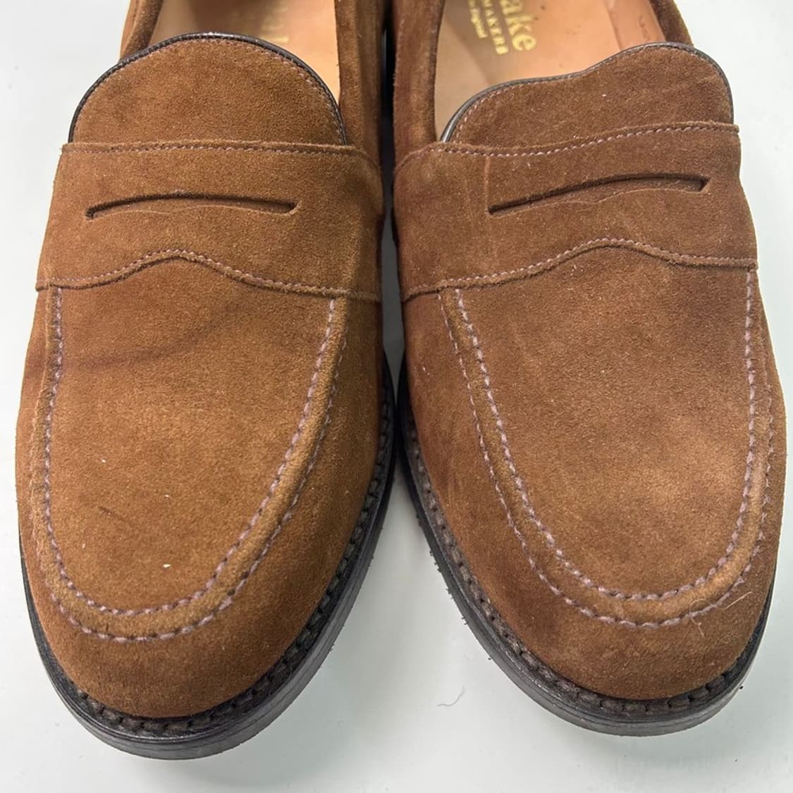 [잉글랜드] 로크 스웨이드 페니 로퍼 브라운 UK8 (265-270) 상품이미지4