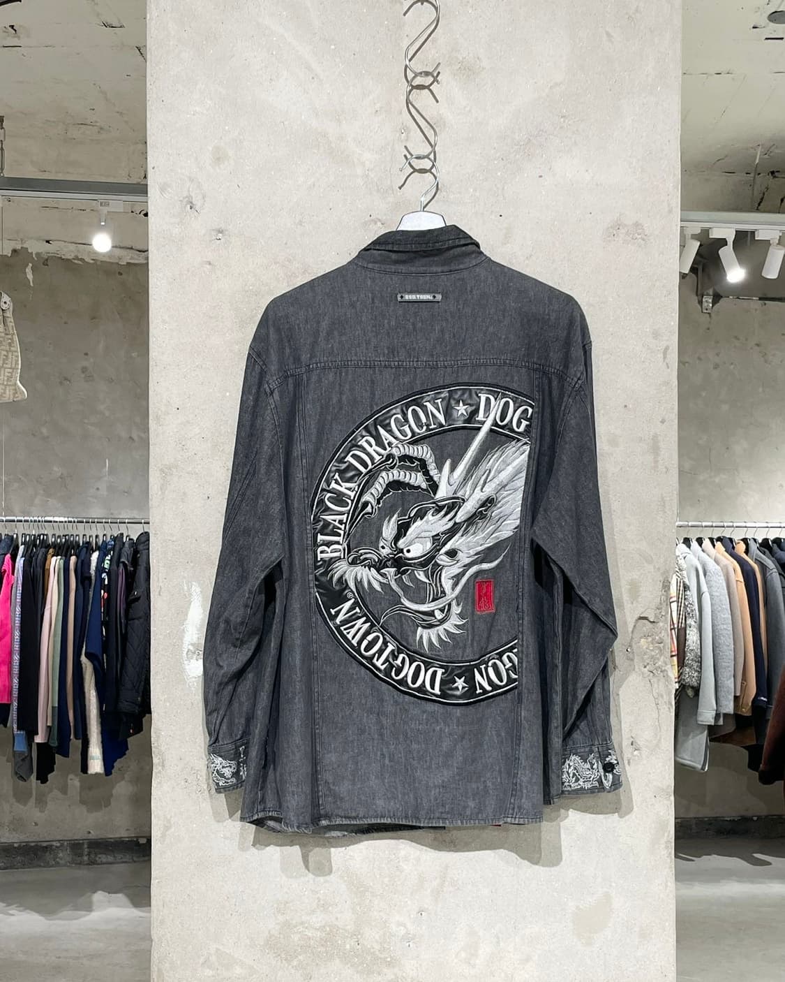 도그타운 흑청 오리엔탈 스트릿 데님 셔츠 상품이미지1