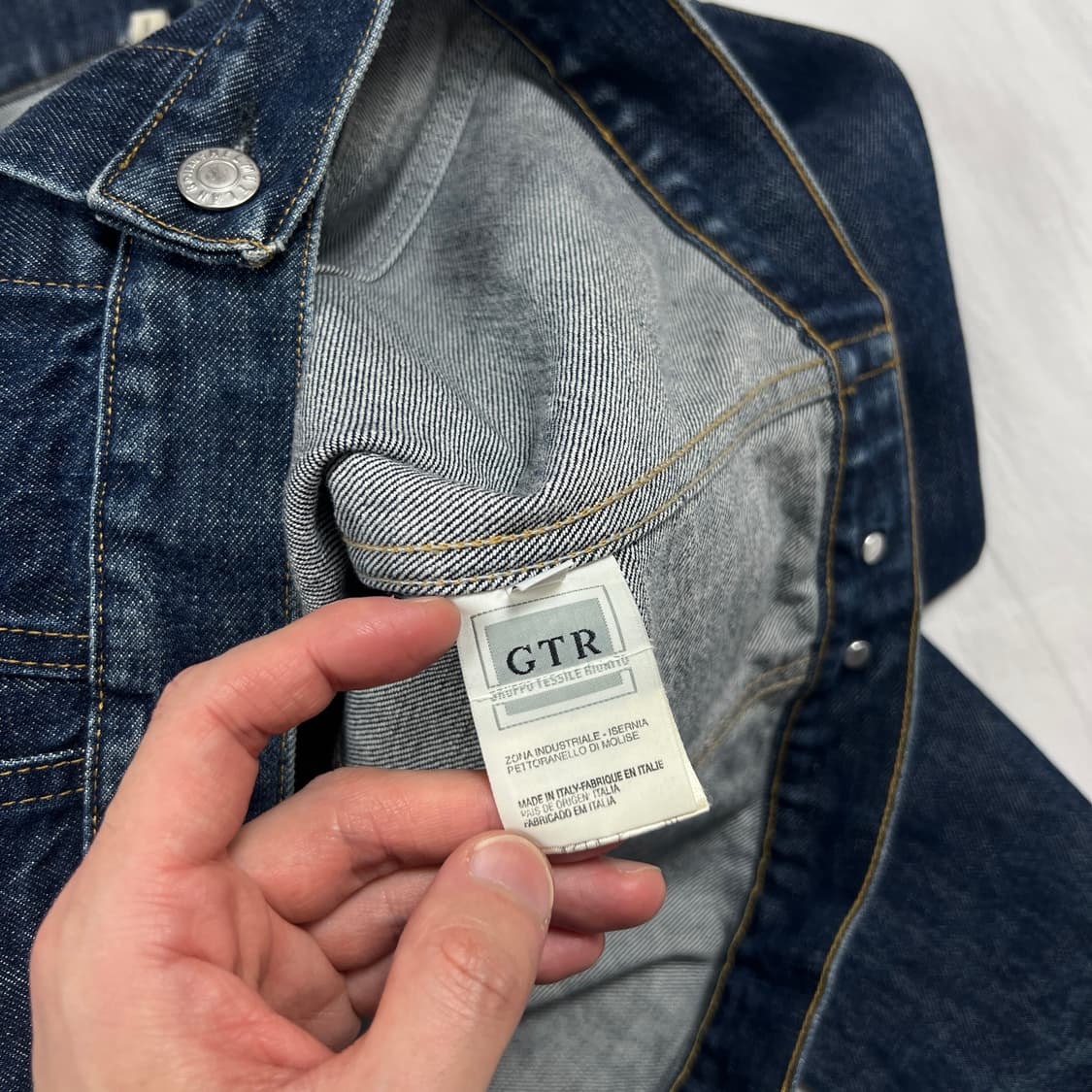 90‘s 98년도 헬무트랭 helmut lang 트러커 데님 청자켓 상품이미지9