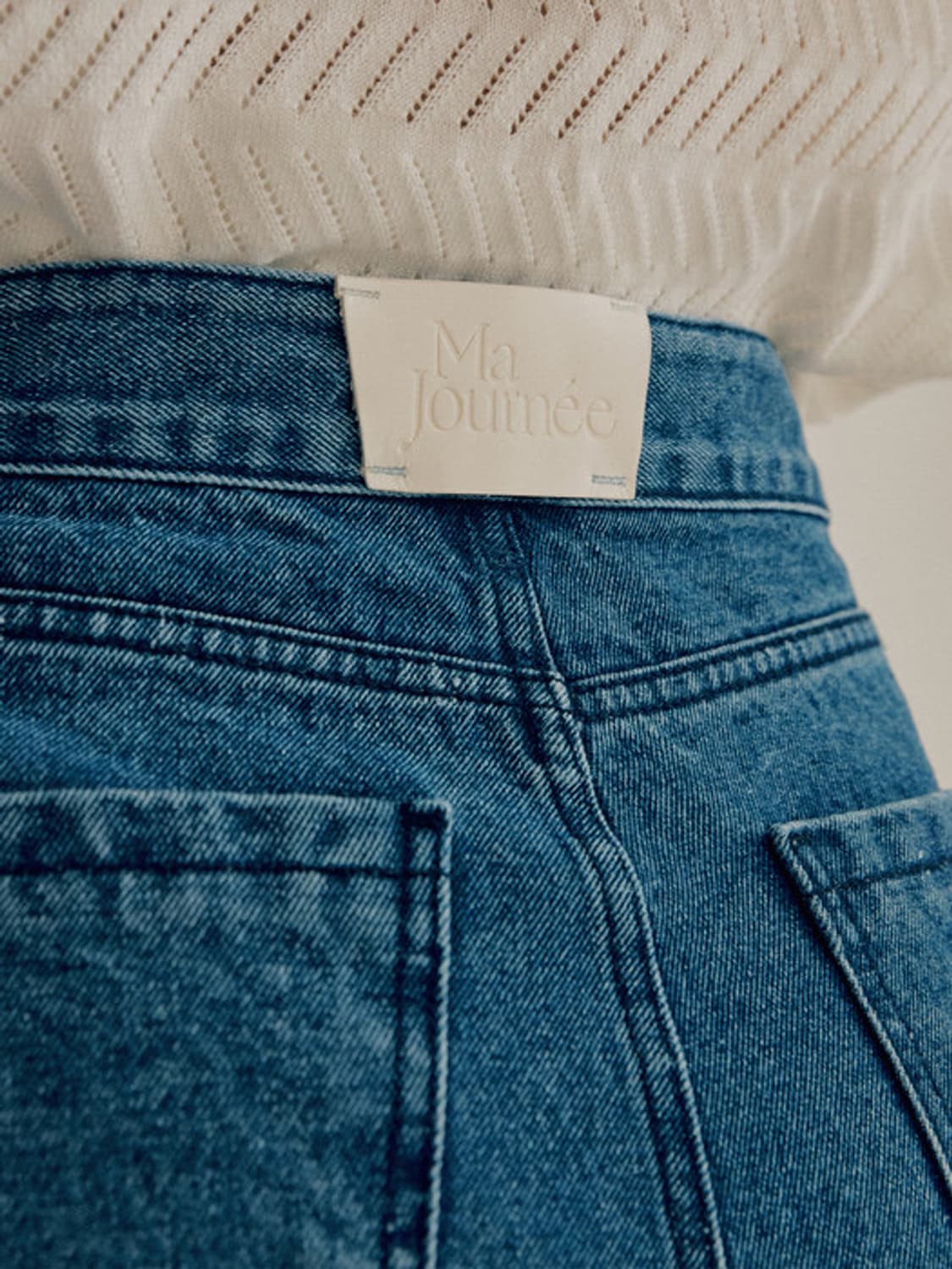 마조네 STRAIGHT BLUE JEAN 상품이미지4