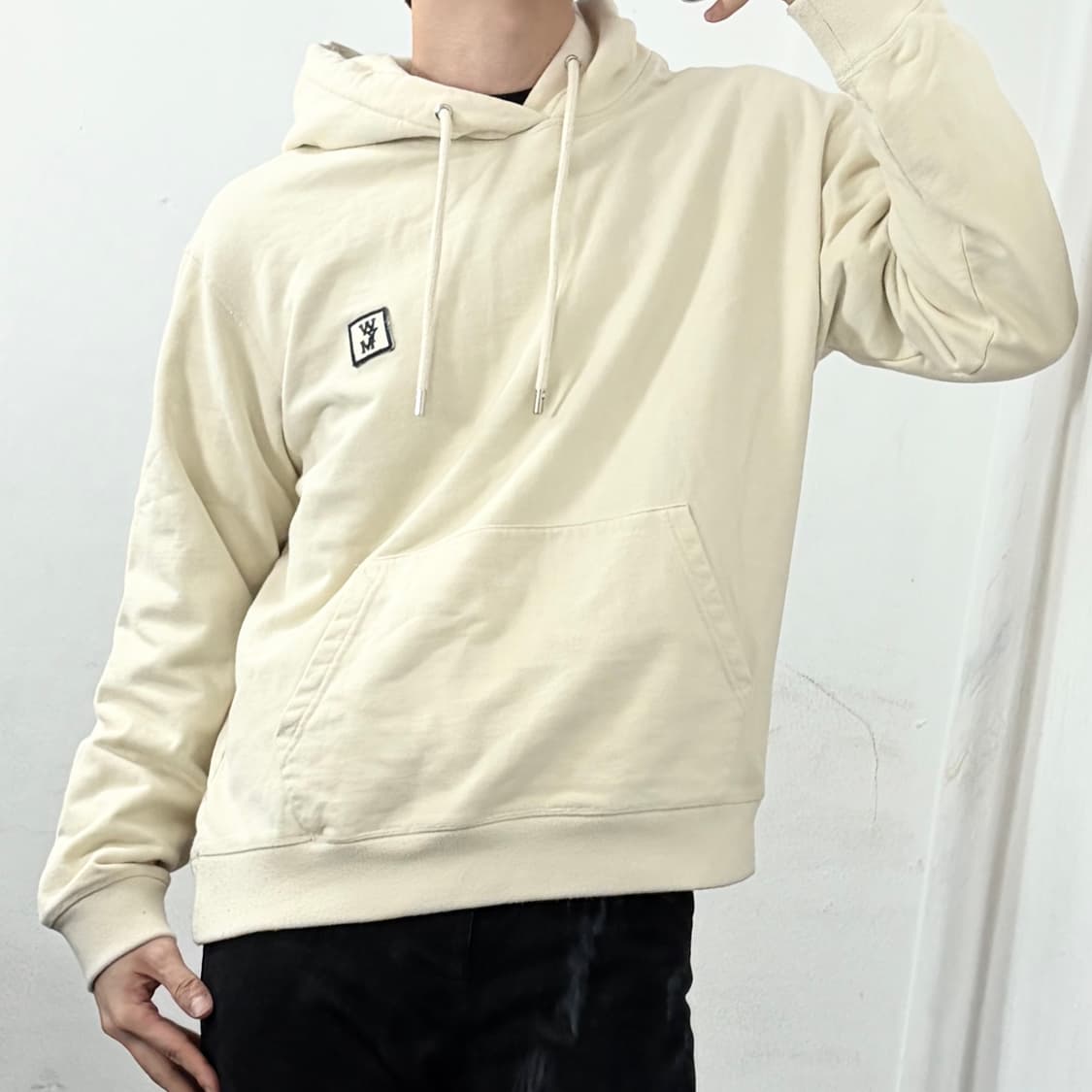 우영미 백로고 후드 상품이미지2