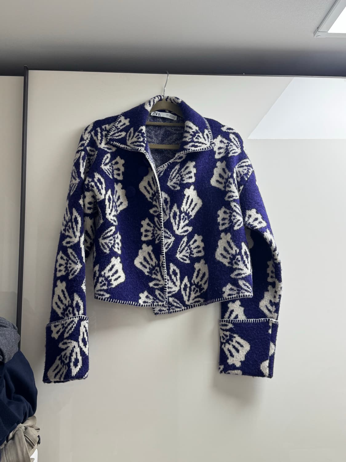 자라 플라워 패턴 가디건 S 상품이미지2