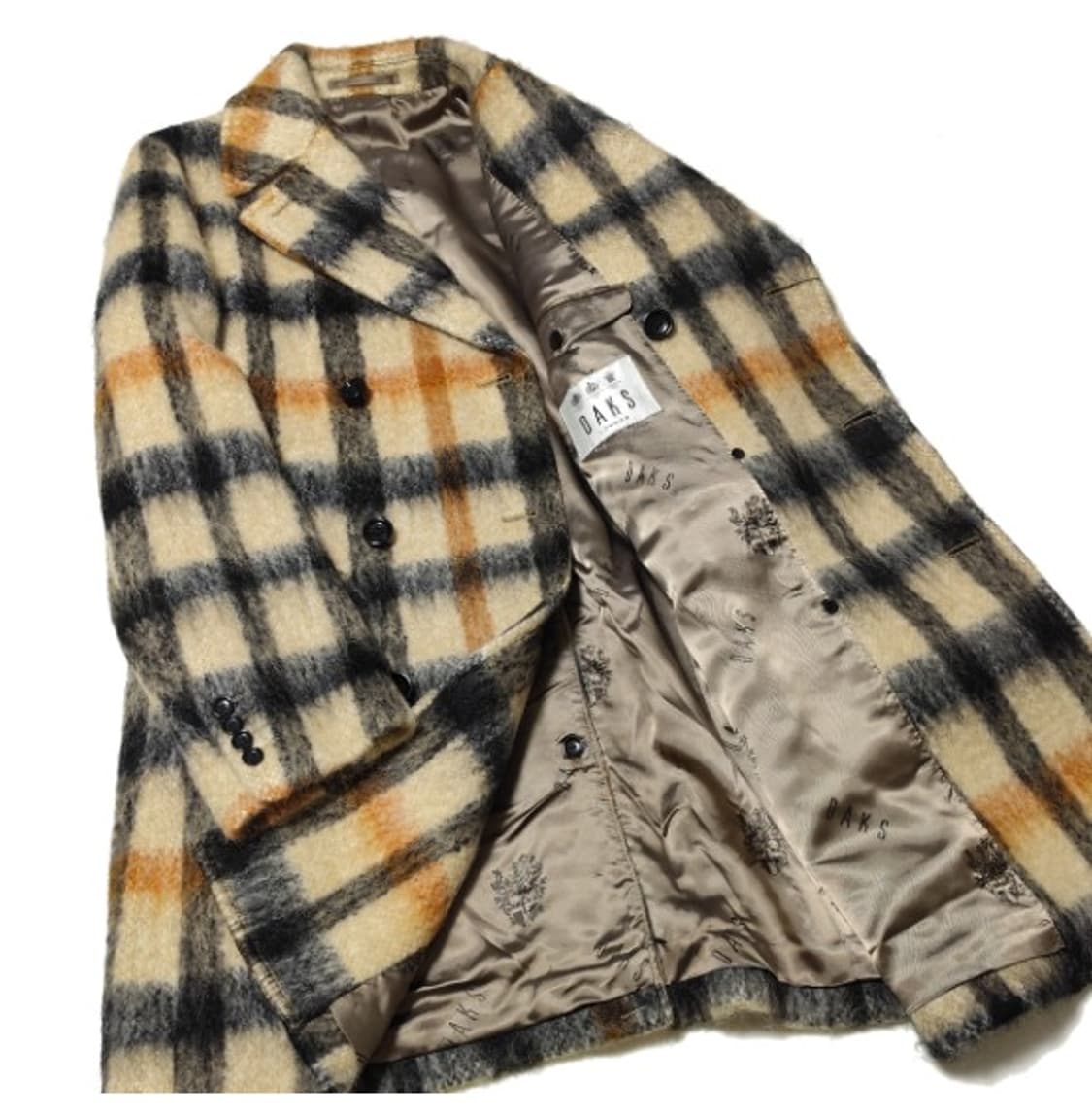 DAKS 남성 울 롱코트 상품이미지2