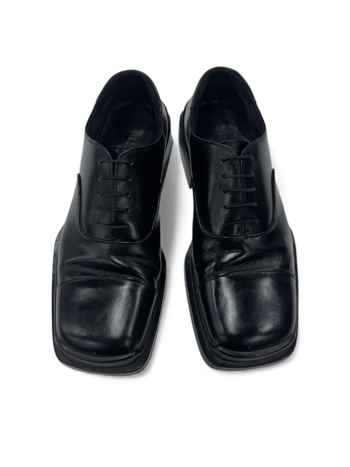 00s Prada Square Derby Shoes 상품이미지3