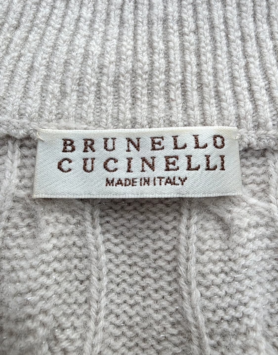 Brunello Cucinelli 캐시미어 꽈배기 집업 니트 95 상품이미지7