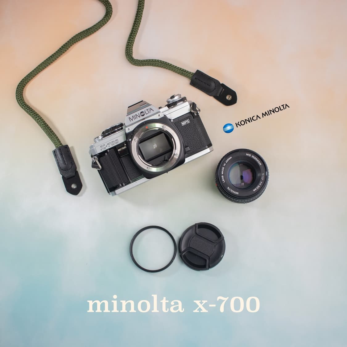 미놀타 x-700 50mm1.7 실버컬러 (전체분해오버홀/보증6개월) 상품이미지1