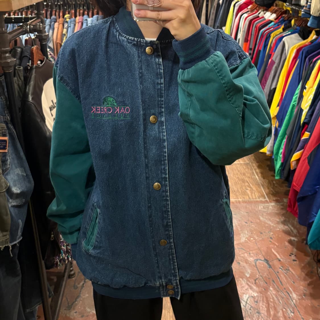[HI] VTG 베이스볼 데님 자켓 상품이미지4