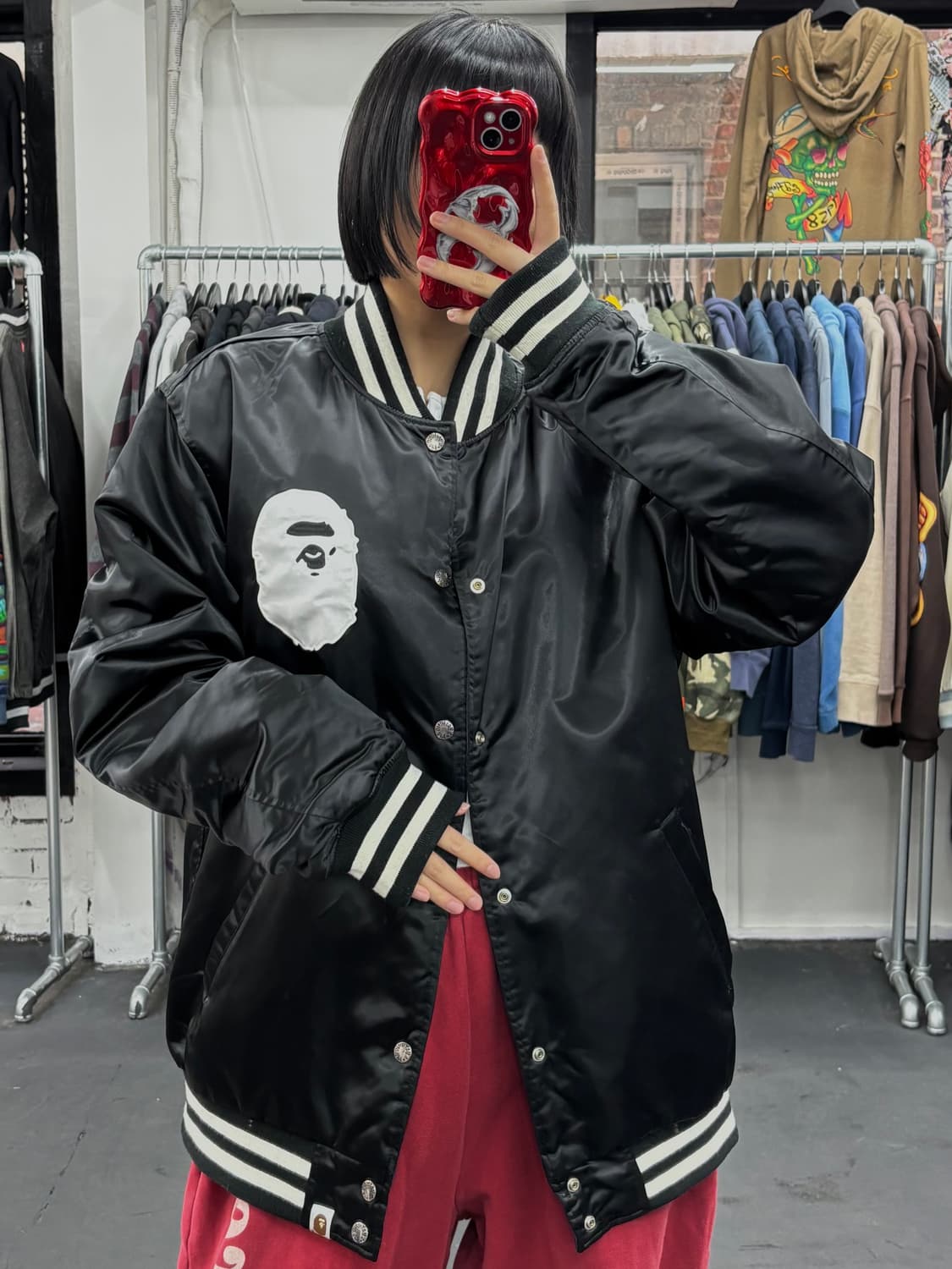 베이프 리버시블 빅사루 바시티  상품이미지1