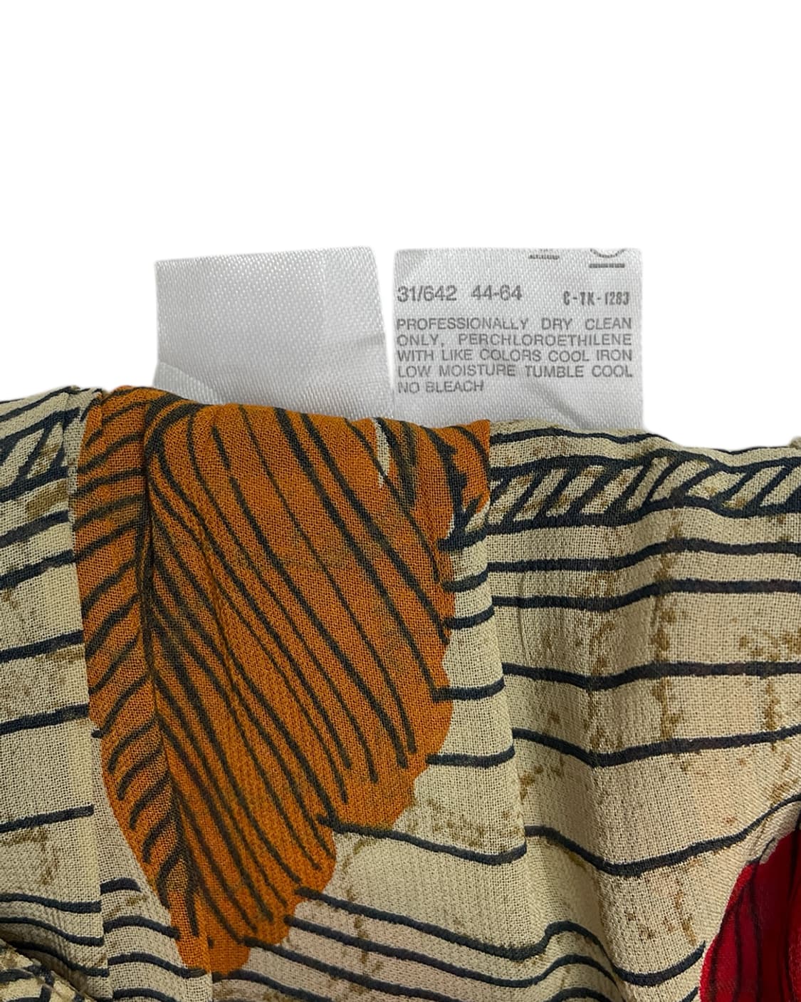 스포츠막스 초기 00s 비대칭 오리엔탈 스커트 상품이미지10