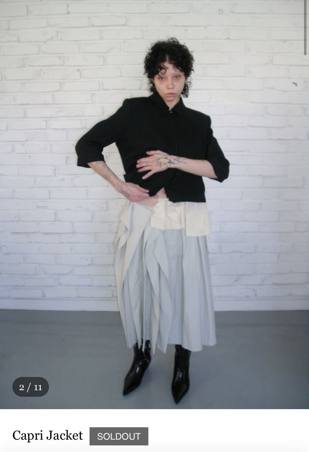 eonts capri jacket 에옹쓰 카프리 자켓 상품이미지1