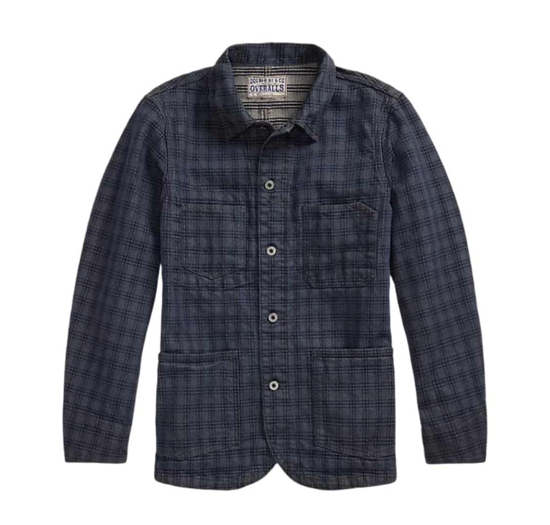 더블알엘 rrl 플래드 자카드 데님 자켓 블레이저 상품이미지1