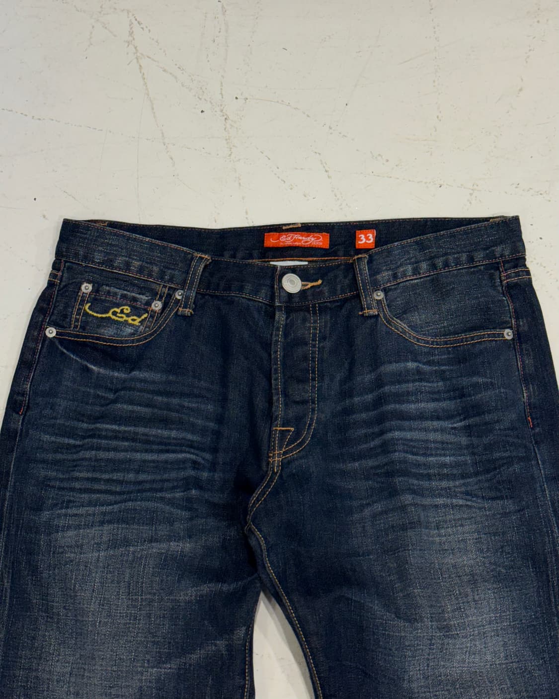 에드하디 호랑이자수 워싱 데님팬츠 상품이미지6