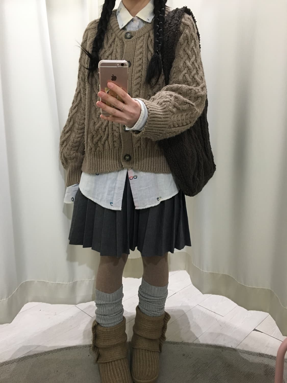 glass check shirt 상품이미지5