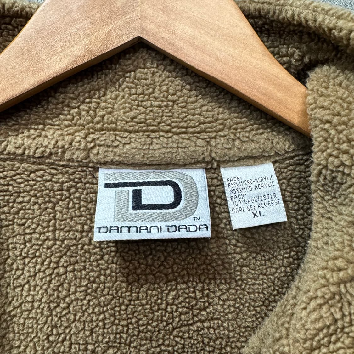 90s 다마니 다다 반집업 후리스 (2XL)   상품이미지5