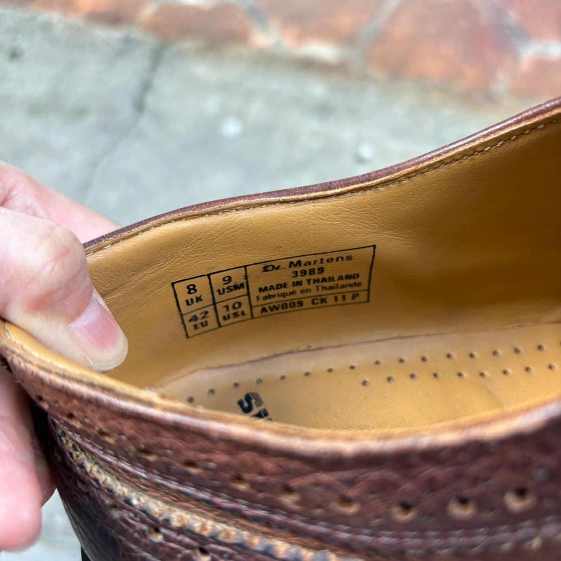 Dr. Martens 닥터마틴 윙팁 로퍼 (270) 상품이미지8