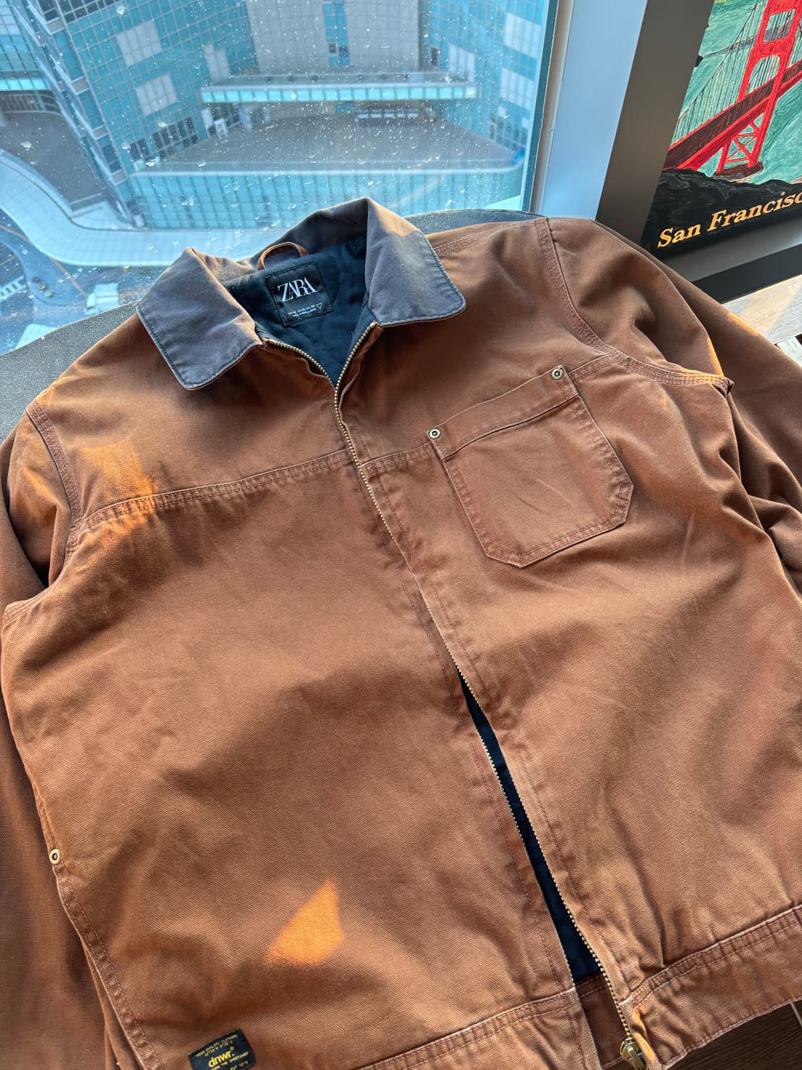 자라 콘트라스트 워크자켓  상품이미지2