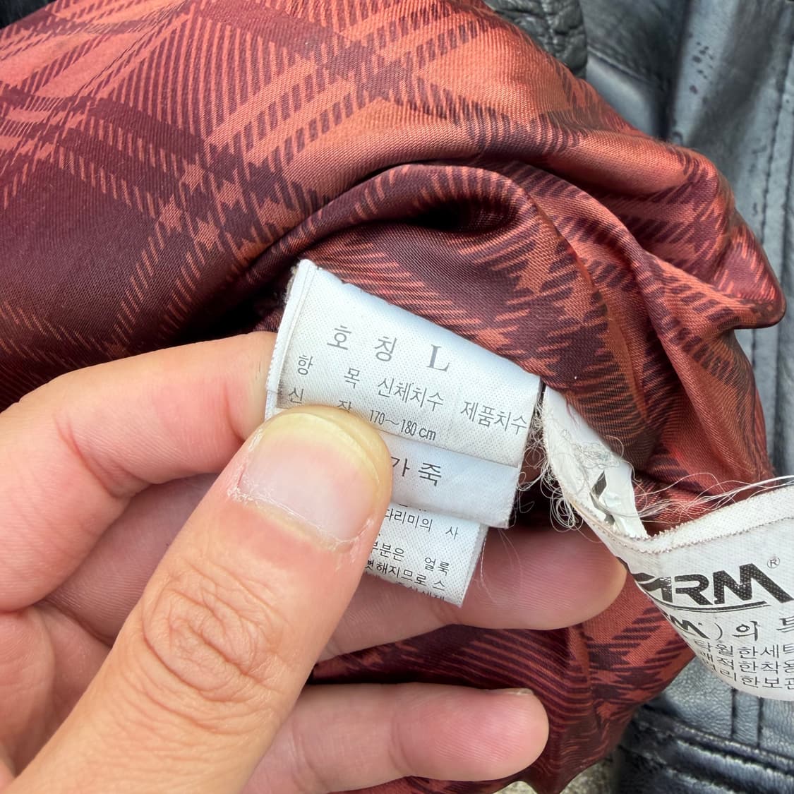 90s SOLO 유니웜 빈티지 양가죽 자켓 L 상품이미지6