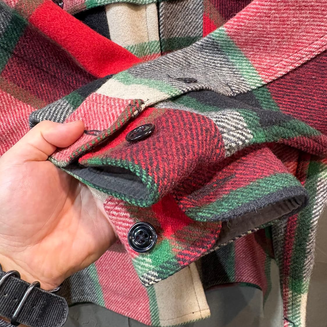 [M] JHONSON WOOLEN MILLS 존슨 울런 밀스 체크 자켓 상품이미지2