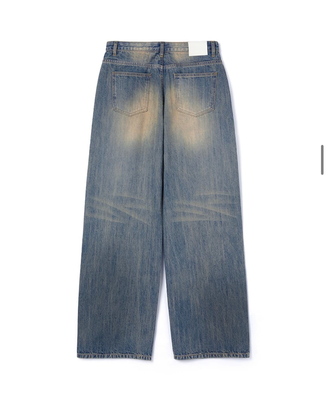 Dnsr (L) 시그니처 와이드 데님 팬츠 딥 워시드 틴블루 상품이미지2