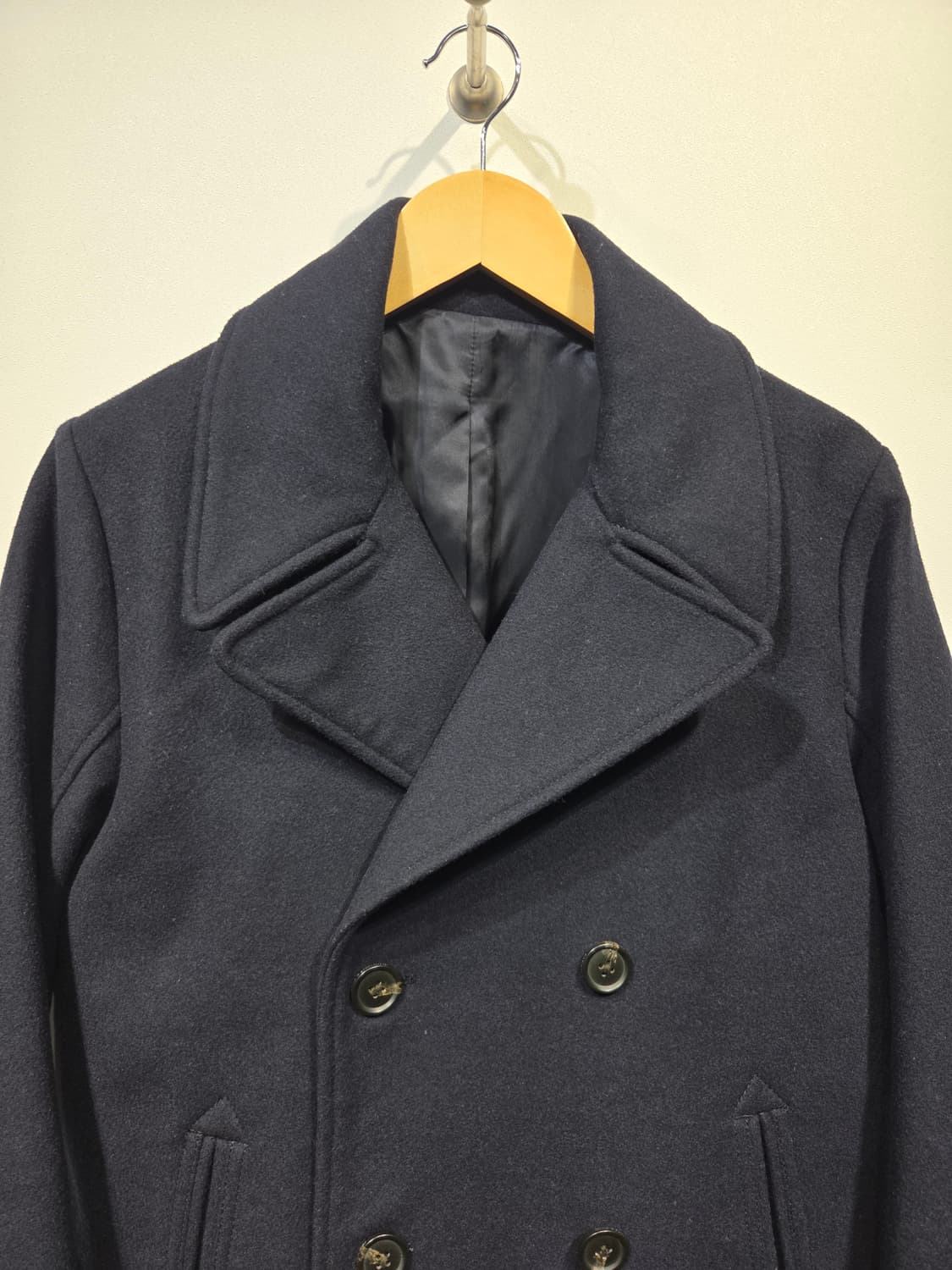 아베크롬비 앤 피치 이탈리안 패브릭 울 피코트 상품이미지3