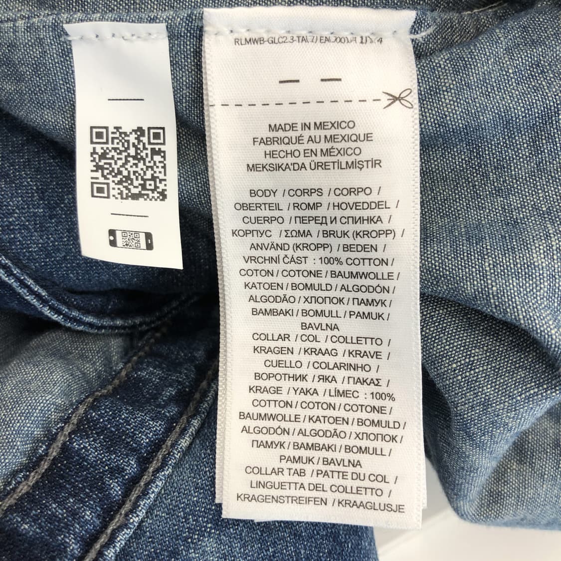 폴로 랄프로렌 QR백화점판 코틀랜드 파이어맨 데님자켓 95-100  상품이미지7