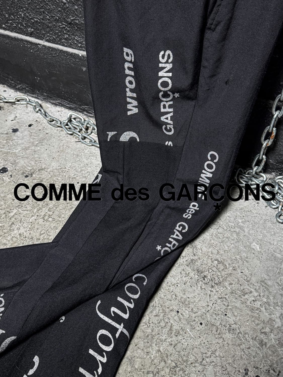 COMME des GARÇONS AD2003 – Typography Pr 상품이미지1