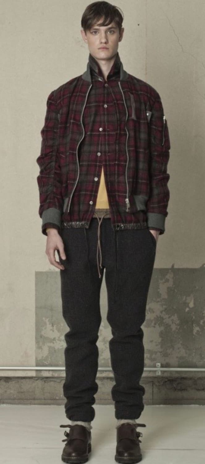 sacai check flannel wool ma-1 상품이미지7