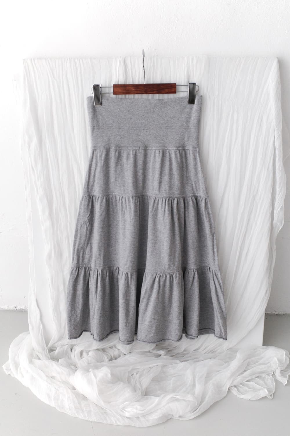 shirring ribbon skirt  상품이미지5