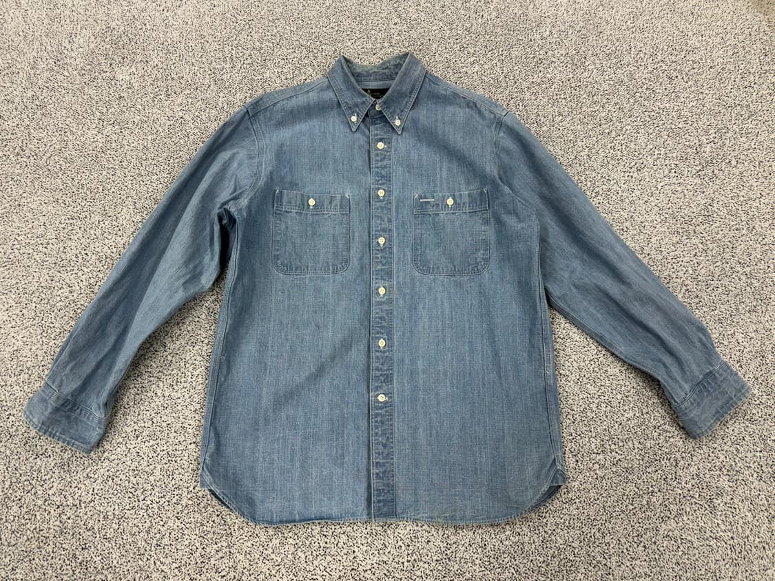 90s BERT PULITZER 데님셔츠 상품이미지1