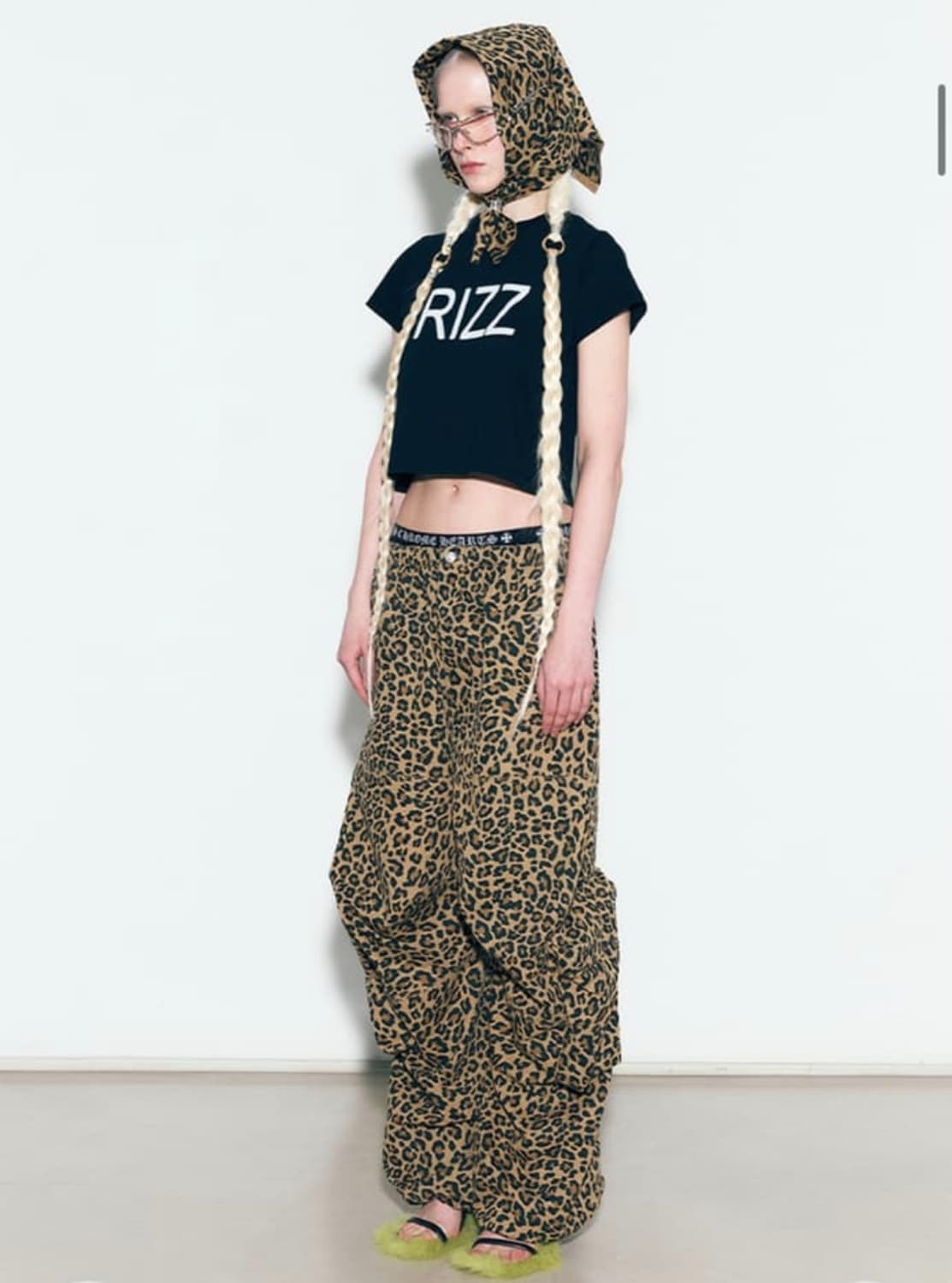 에즈이프캘리 레오파드 카고 바지 as if calie 상품이미지3