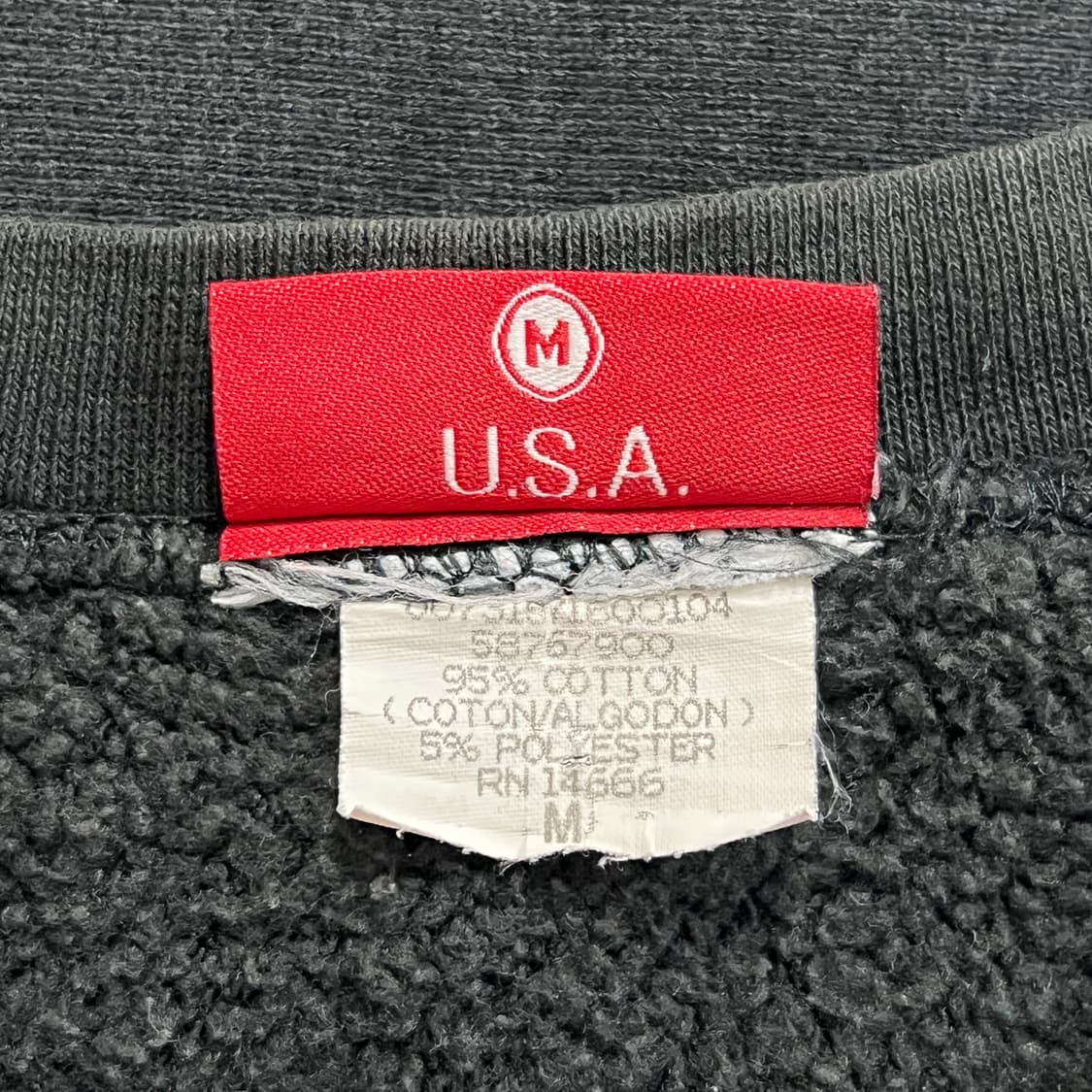 슈프림 90s 아크로고 크루넥 블랙 상품이미지6