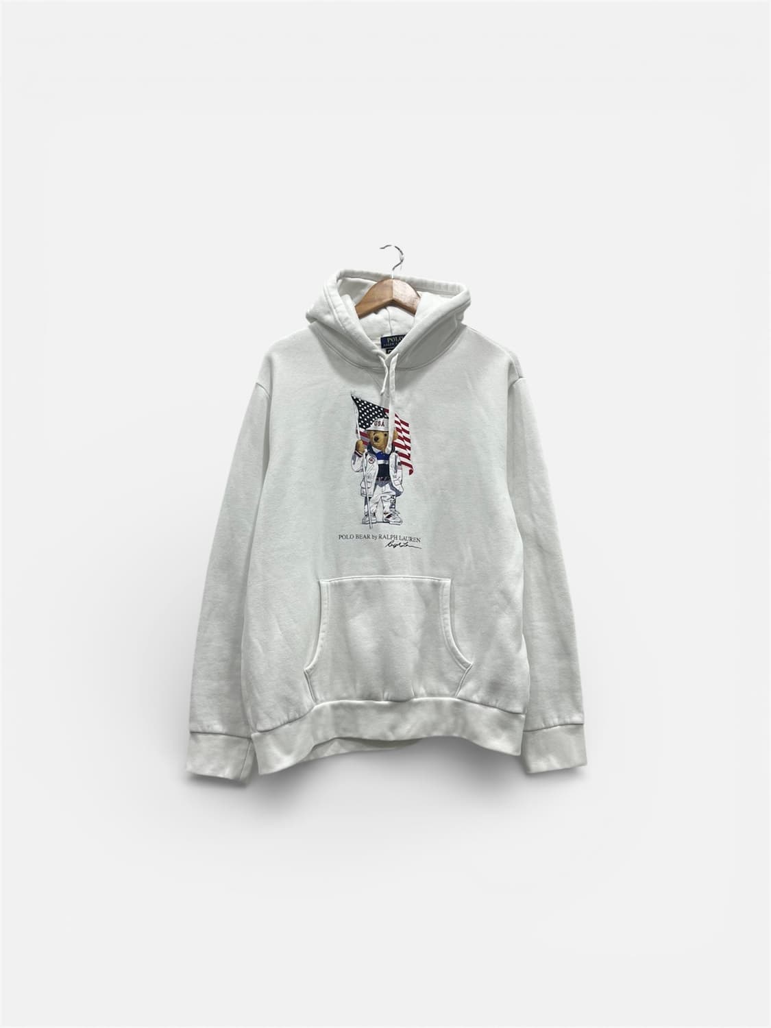 폴로랄프로렌 성조기 베어 플리스 후디 L 상품이미지1